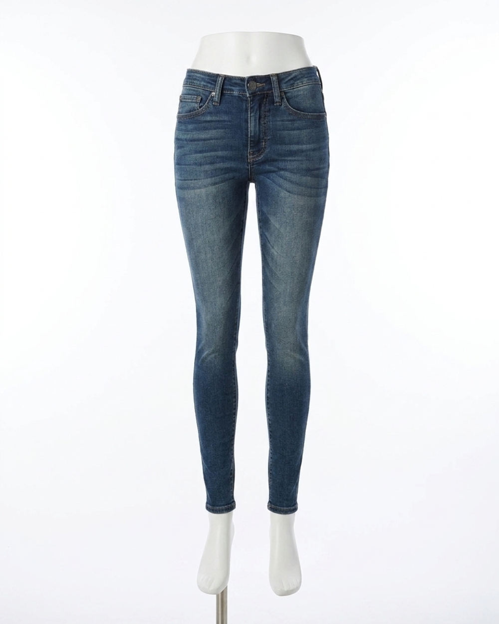 NEW GRACE AND LACE designer denim jeans in dark mid wash